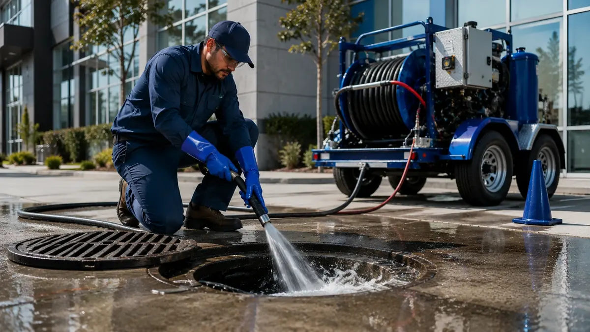 Commercial Hydro Jet Drain Cleaning in Wilmington