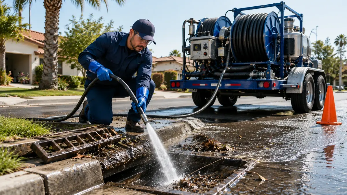 Storm Drain Hydro Jet Cleaning in Wilmington